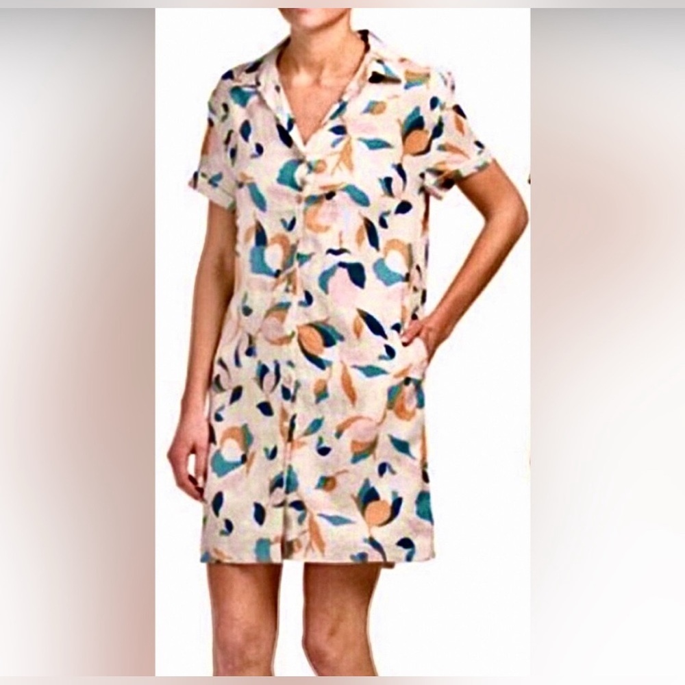 Rachel Zoe Linen Shirt Dress